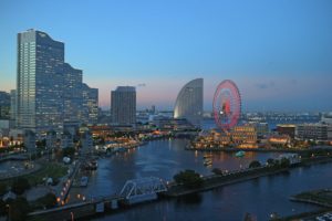 Stadt mit Y: Yokohama in Japan