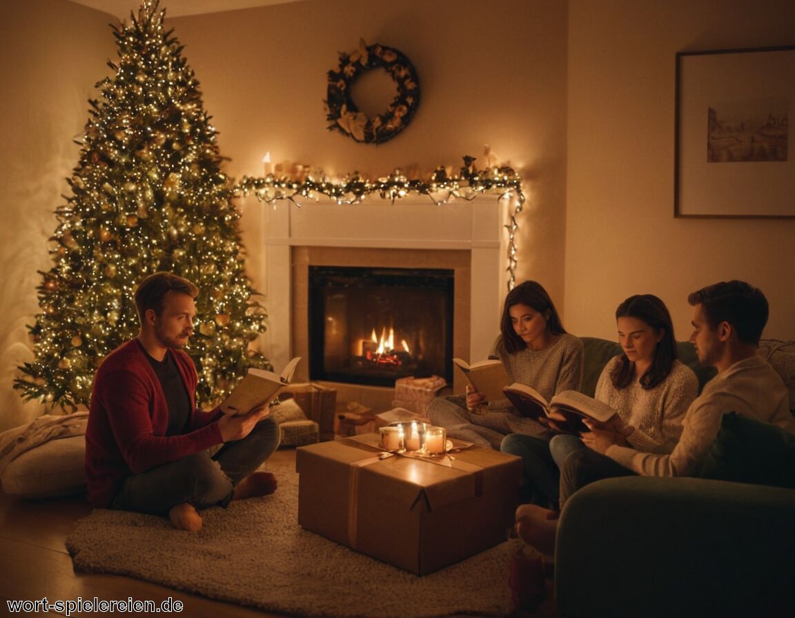 Geschichten oder Weihnachtsgedichte vorlesen - Die besten Tipps zur Unterhaltung bei langweiligen Weihnachtsabenden